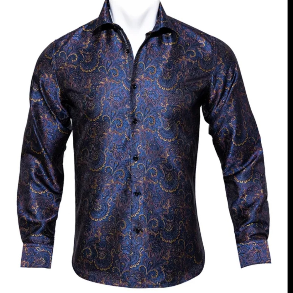 Mens luxury Western Dress shirt